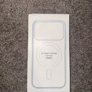 Magnetic Clear Case for Phone 17 Pro Max